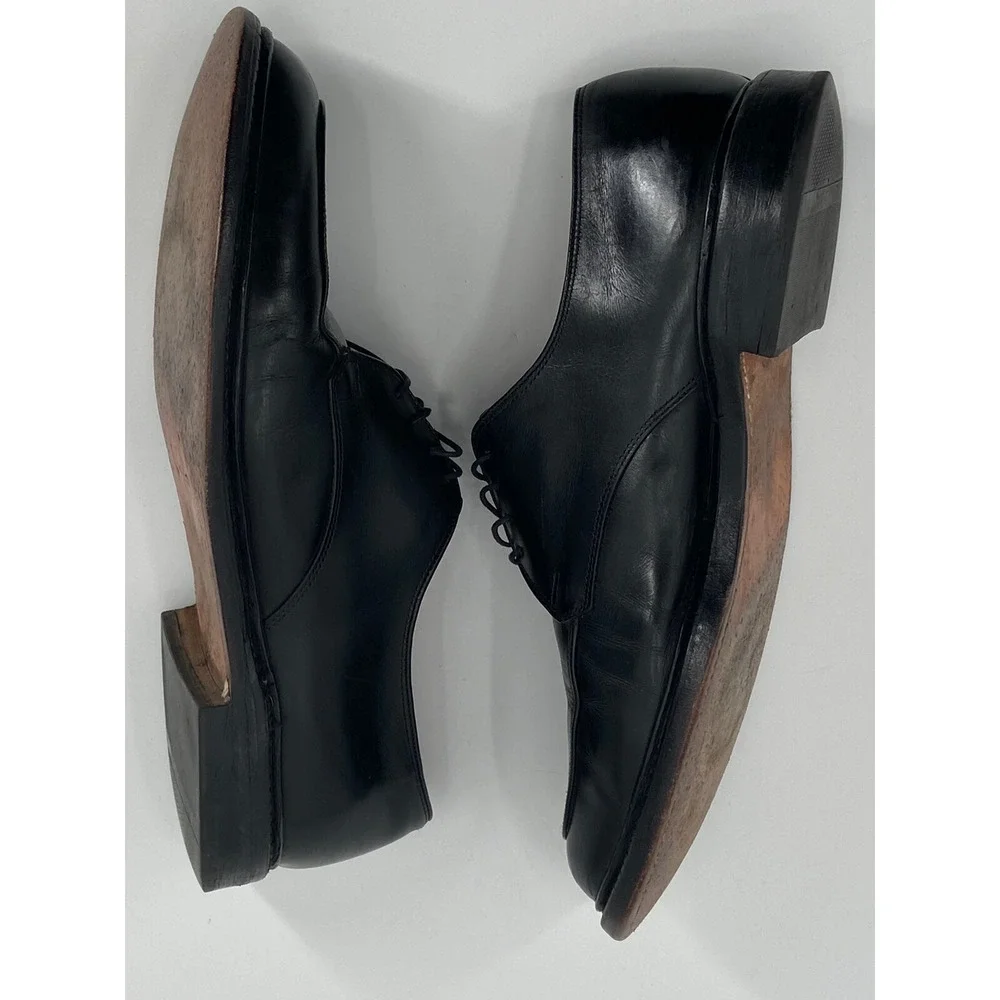 Allen Edmonds Brentwood Black Leather Oxford Dress Shoes‎ Men's 10.5 C 63687